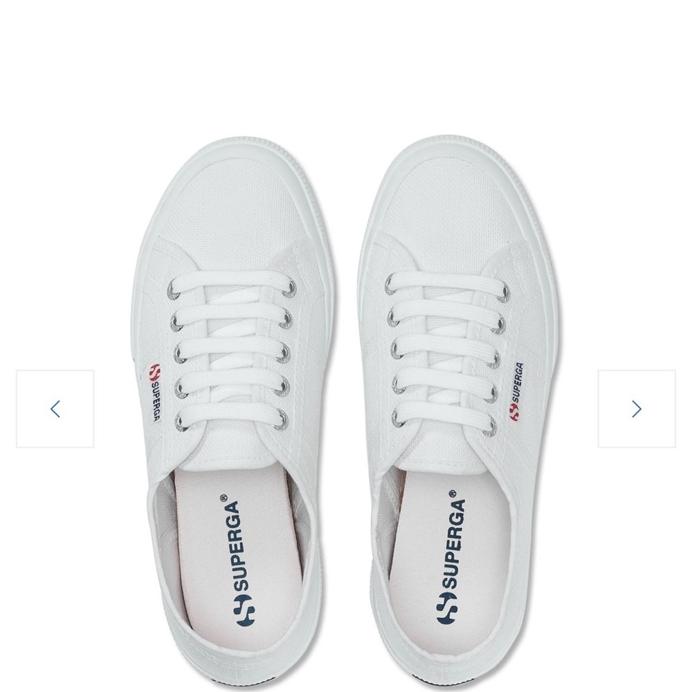 Superga Men or Women’s White Canvas Sneakers